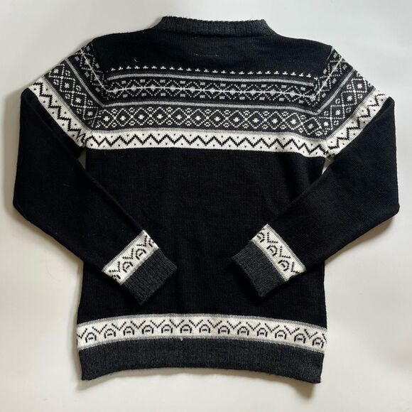 Artesania Alpaca Blend Fair Isle Sweater Handmade In Peru - Picture 6 of 8